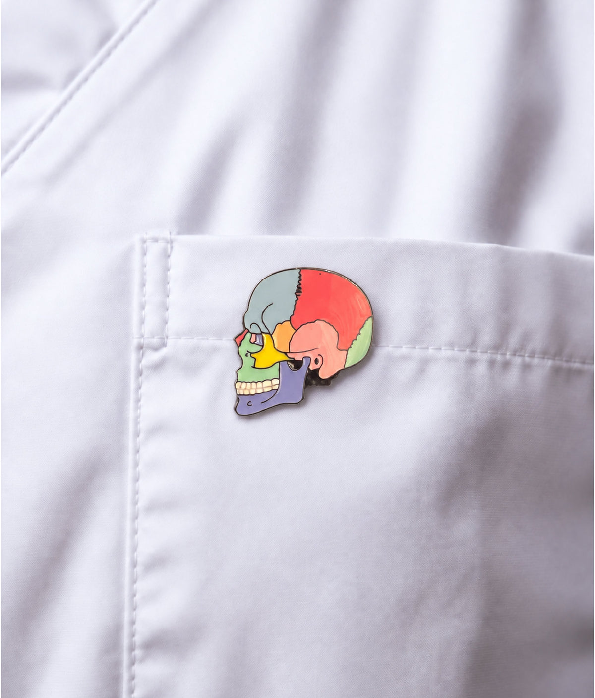 colored skull