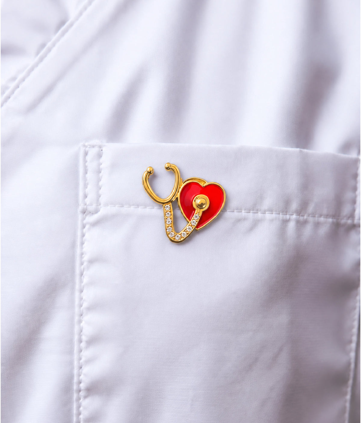 red heart strass sethoscope